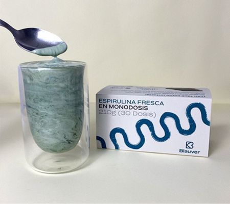 Receta batido espirulina fresca