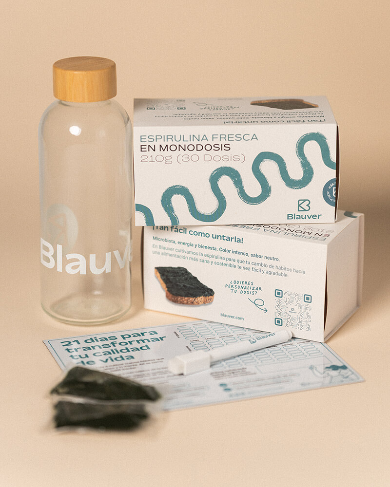 espirulina fresca suscripción 60 dosis blauver