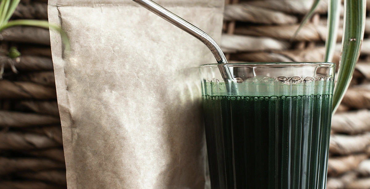 desinflamar barriga hinchada batido espirulina