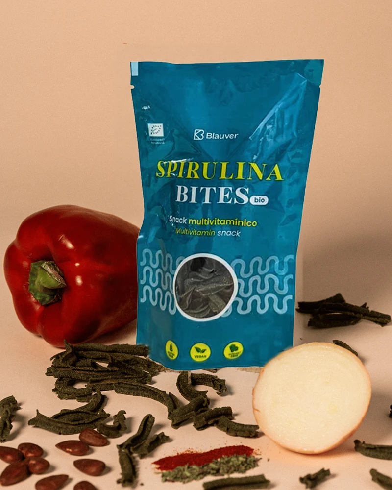 sobre snack espirulina eco Bites Blauver