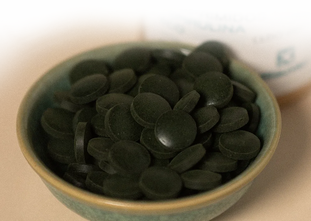 Espirulina deshidratada
